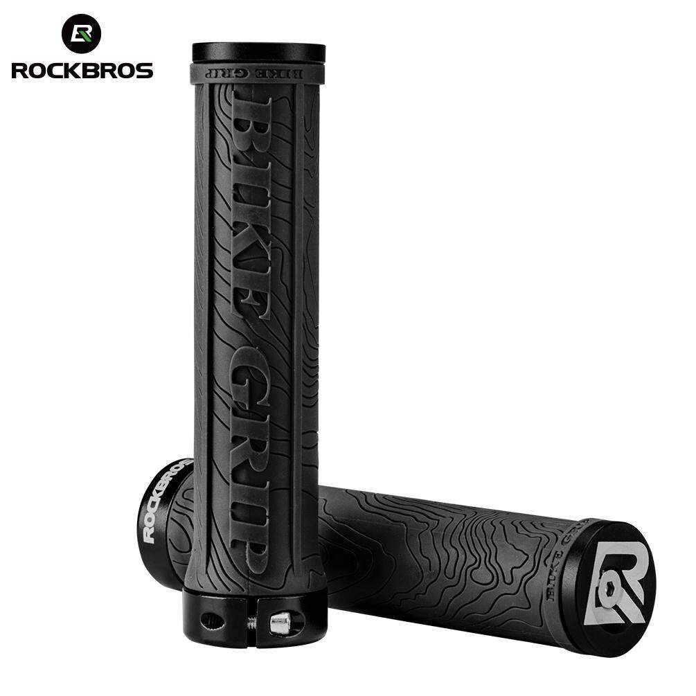 ROCKBROS Bicycle Grips TPR Rubber Bike Handlebar Bilateral Locking Mtb  Grips Soft 3D Anti-skid Lock On Handle Bar Cycling Parts Bike Accessories -  intl | Lazada PH