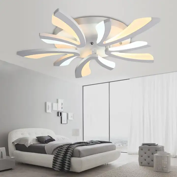 Living Room Led Ceiling Light Simple Warm Light In The Bedroom