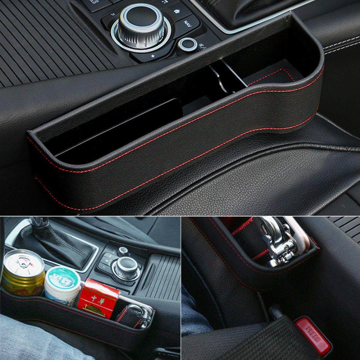 Black Car Seat Crevice Box Storage Holder Organizer Auto Gap Pocket Stowing RH