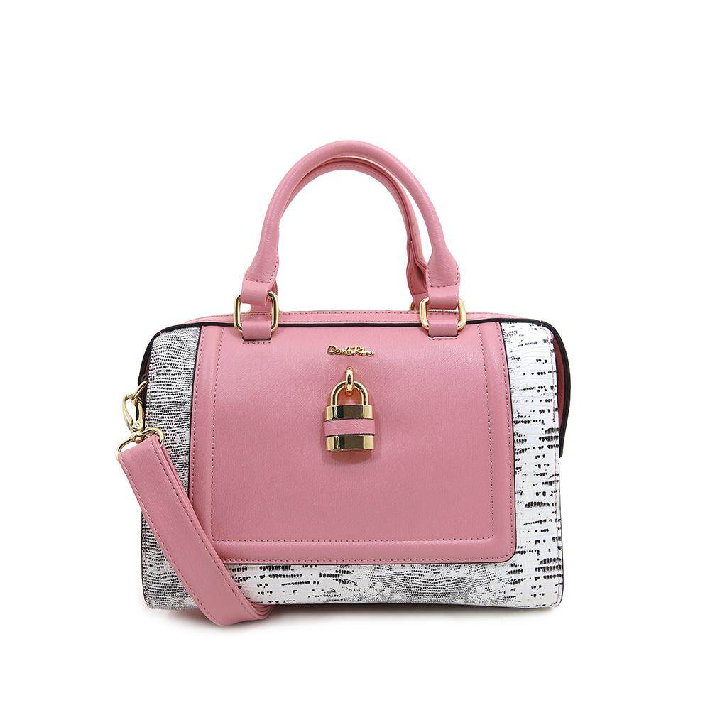 Carlo Rino 0303747 002 24 Top Handle Bag Pink Lazada