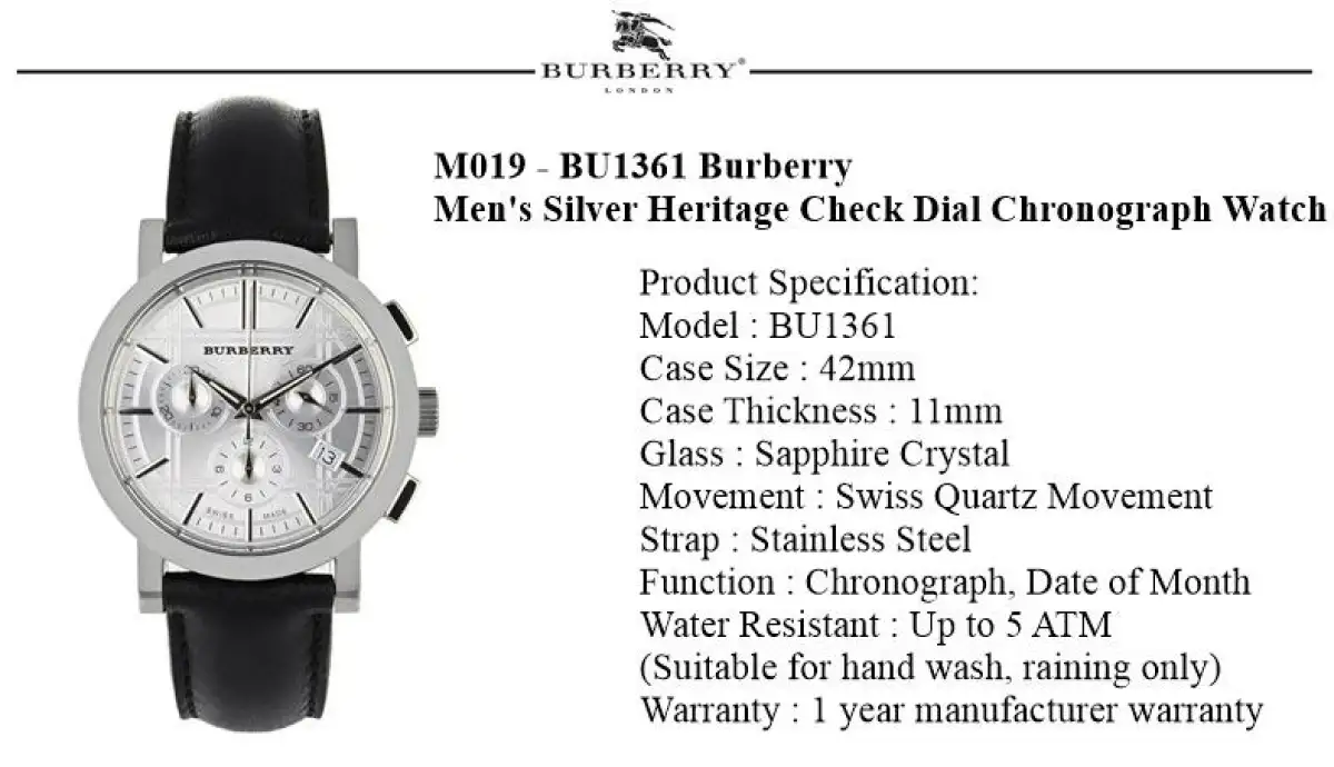 burberry bu1361