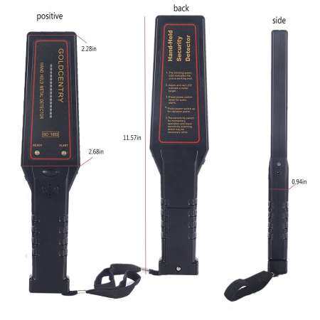 Foonee Handheld Metal Detector, Hand Held Portable Super Scanner Tool With 16 LED Lights Variation