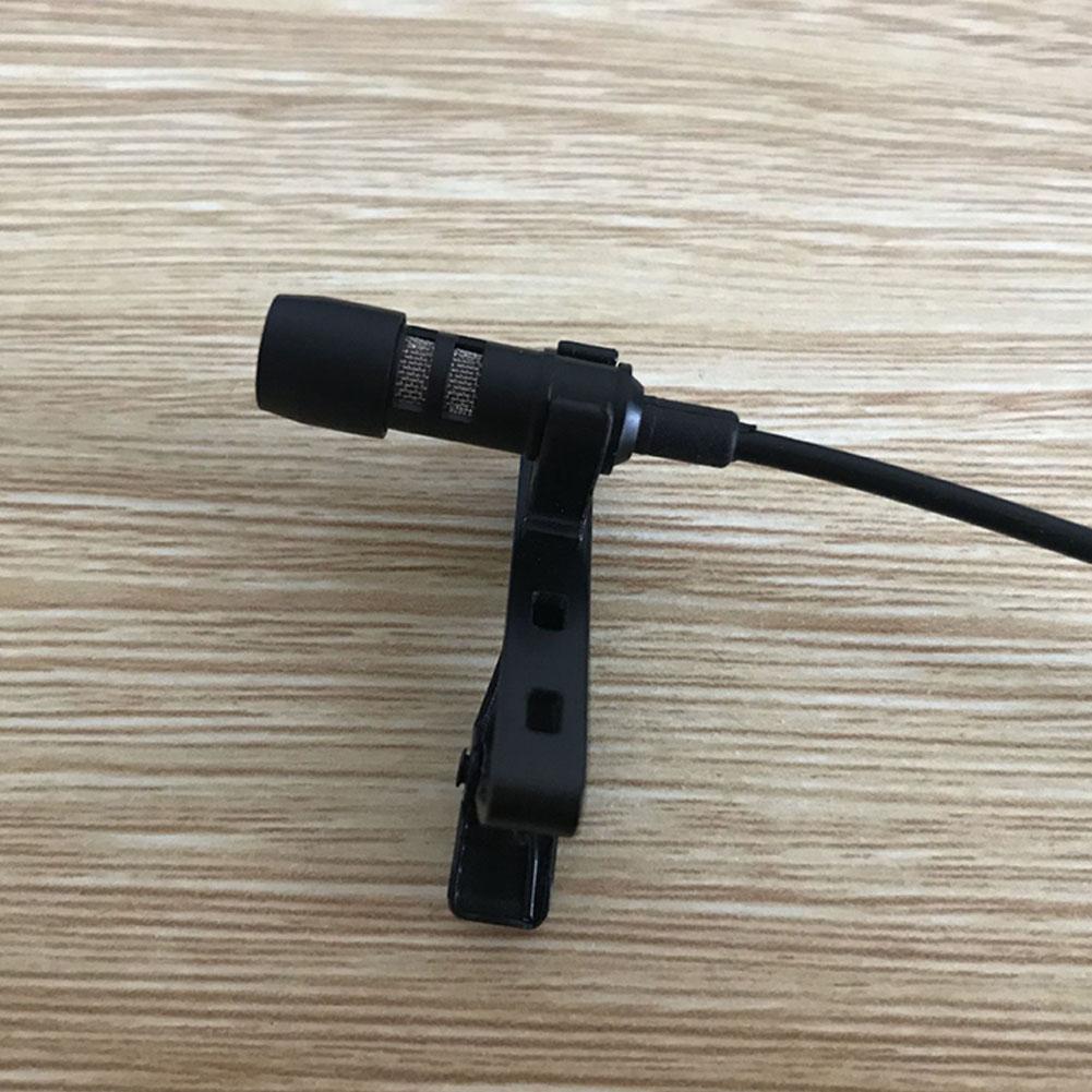 3.5mm Jack Mobile Phone Microphone Tie Clip on Lapel Microphone for Smartphone