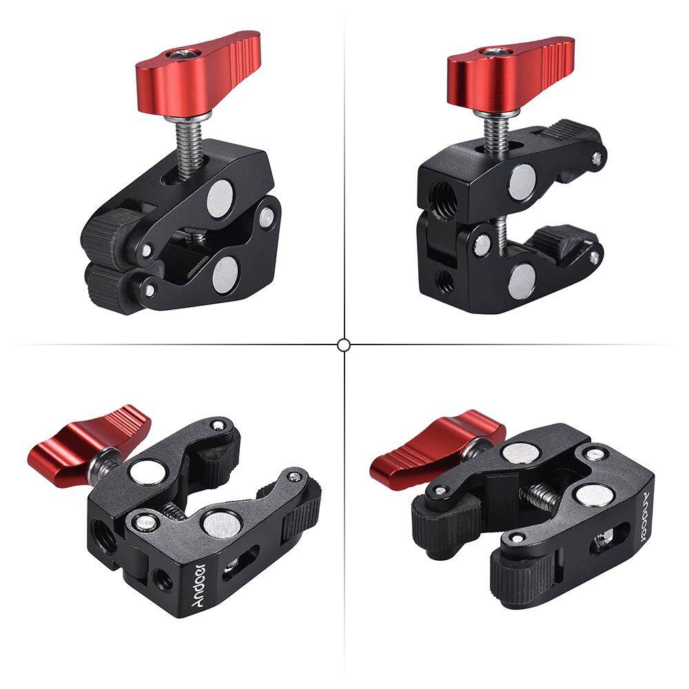 Andoer Crab Pliers Clip Super Clamp with 1/4