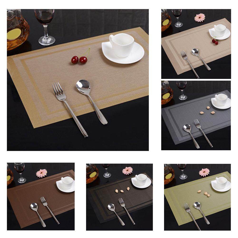 Thương hiệu Mới Chống Mòn Phòng Ăn Bàn Placemats PVC Nhà Bếp Cách Nhiệt Thảm