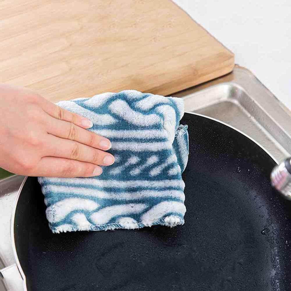 lagobuy 10Pcs/set Dish Towel Dish cloth Cleaning Cloths Kitchen