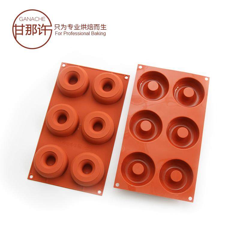 Gan Đó Xu Ý Silikomart SF170 6 THẬM CHÍ Bánh Donut Mu Gửi Công Thức