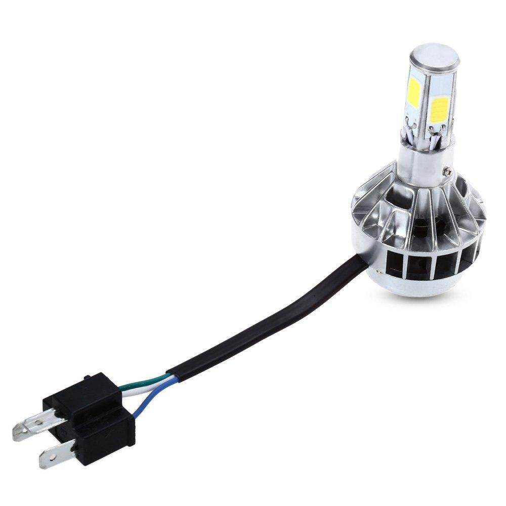 M5 3600LM Ultra Bright Motorcycle LED Headlight Conversion Kit 18W/35W DC 12V High Low Beam 6000K White for Most Motors