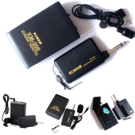 Qianmei คลิปขนาดเล็ก - มือไร้สาย MIC ชุดไมโครโฟนเครื่องรับ FM - INTL