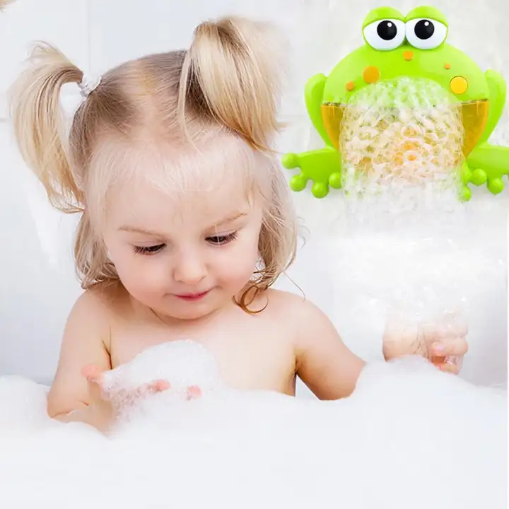 frog bath bubble machine