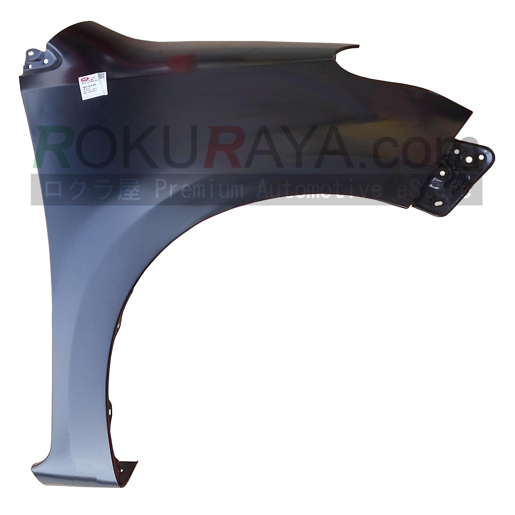 Perodua Myvi First Generation 2005 2011 Front Right Handed Driver Side Fender Steel Body Part Oem Replacement Spare Part Black Lazada