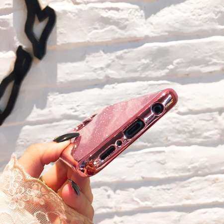 เงาวับบลิงหรูหรานุ่มฝาครอบหลังพีทียูซิลิคอนชุบกันกระแทกเคสโทรศัพท์สำหรับซัมซุงกาแล็คซี่ S7 EDGE