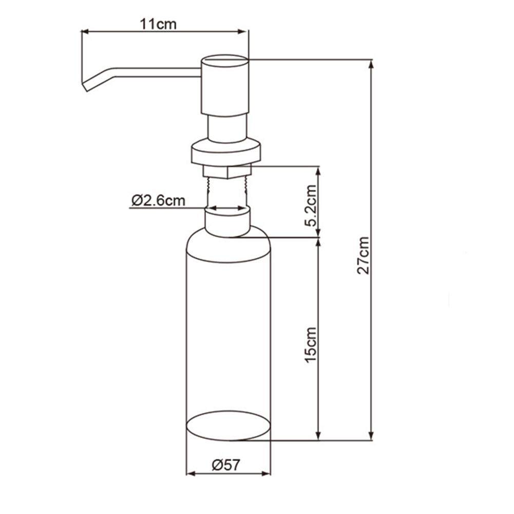 Mới Bình Đựng Xà Phòng Bếp Chậu Rửa Nhà Tắm Sữa Tắm Dầu Gội Đầu, Sữa Bơm