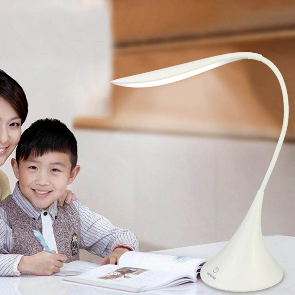 Cảm ứng Đọc Sách Sạc Đèn Mờ Dẻo LED Để Bàn Sang Trọng Thiên Nga Hình