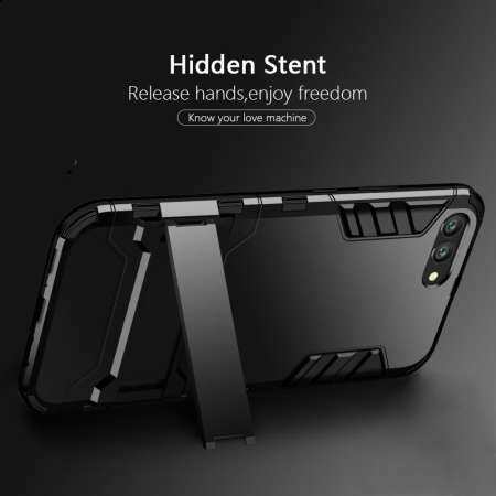 【 Lanyard】For OPPO A3s เกราะกันกระแทก Hard Back ป้องกันเคสตั้งได้