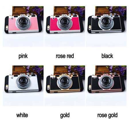 ใหม่รูปทรงกล้องป้องกันกรณีสำหรับ IPhone 6/6 วินาที PLUS โทรศัพท์มือถือเปลือกซิลิโคนเคสโทรศัพท์