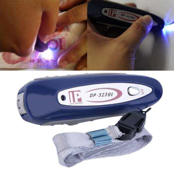 GETEK UV LED Torch Handheld Money Detector Mini Violet Light Cash Detection Tool