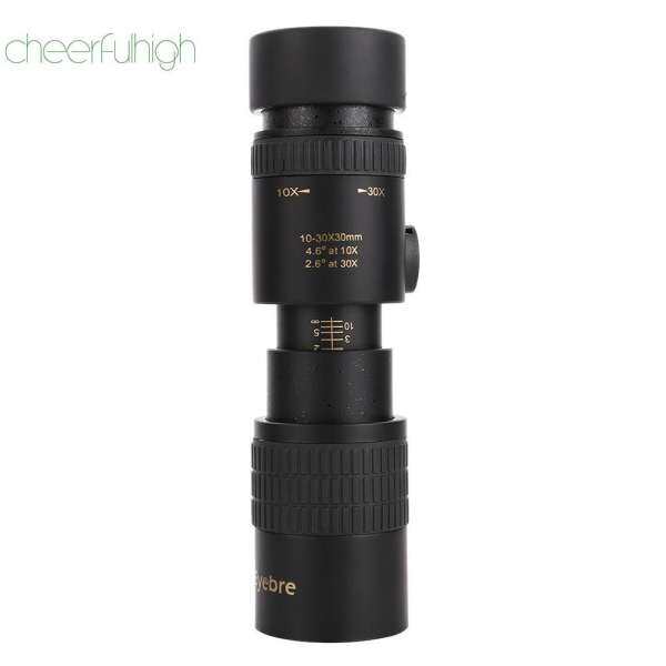 10-30x30 Zoom Teleskop Monokuler HD Telepon Fleksibel Fokus Adjustable Lingkup