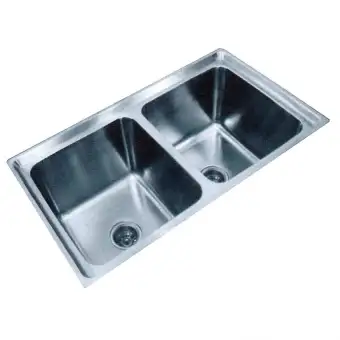 Sl Double Deep Bowl Kitchen Sink Stainless Steel Lazada Sl Double Deep Bowl Kitchen Sink Stainless Steel