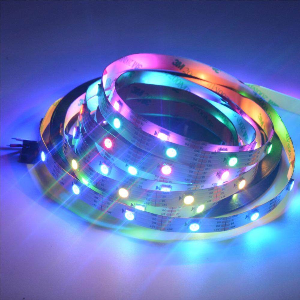 5 M WS2813 RGB Dream Màu Không thấm nước ĐÈN LED Pixel Dải Ánh Sáng cho Kỳ Nghỉ Trang Trí Tiệc DC 5 V