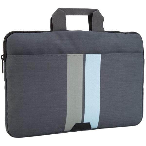 Targus Geo 15.6-Inch Thin Profile Laptop Sleeve with Handles, Gray/Black – intl