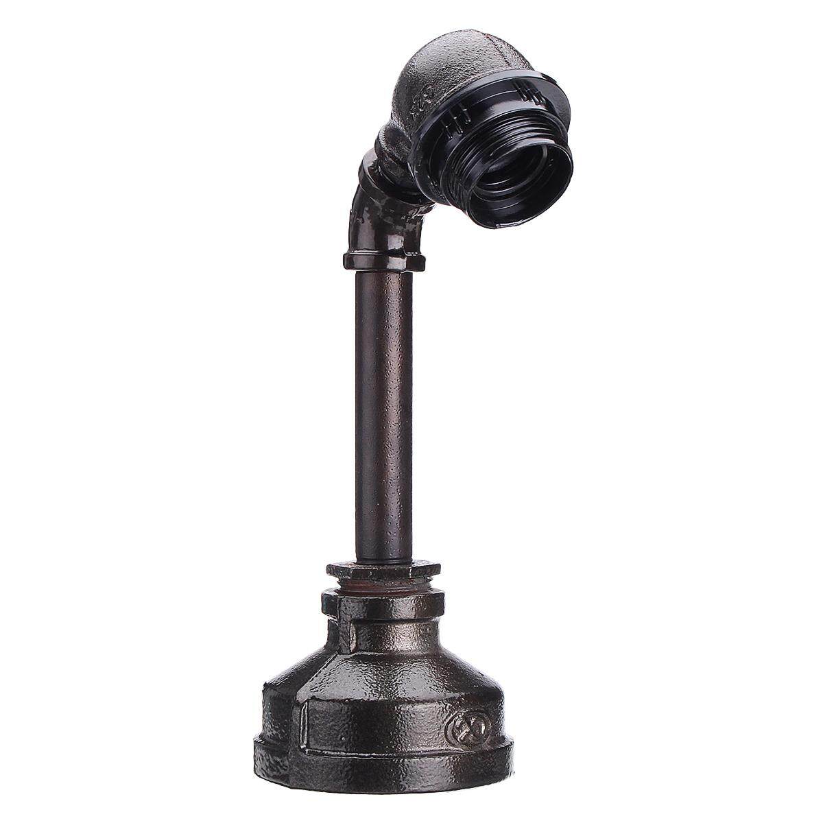 Vintage Industrial Retro Steel Pipe Desk Table Lamp Light Fixture Fitting HC - intl