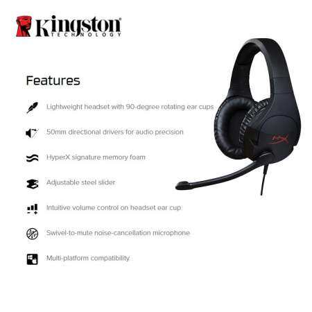 Kingston ดั้งเดิมคลาวด์ไฮเปอร์เอ็กซ์ Stinger Auriculares หูฟัง SteelSeries หูฟังเกมพร้อมไมโครโฟนไมโครโฟนสำหรับ PC PS4 Xbox โทรศัพท์มือถือ