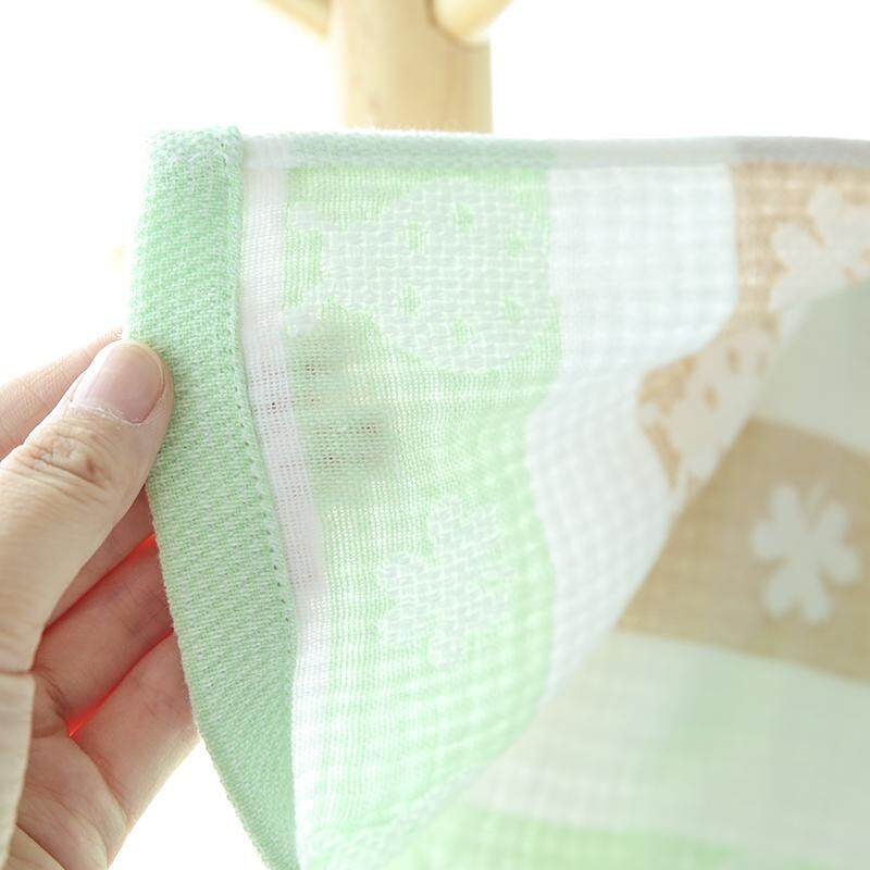 Vải Xô 100% Cotton Khăn Mặt Hút Nước Đồ Gia Dụng Tiếng Nhật Sắc Xanh Thiên Nhiên Hoạt Hình Mềm Mại Thoáng Khí Người Lớn Khăn Rửa Mặt Không Rụng Lông