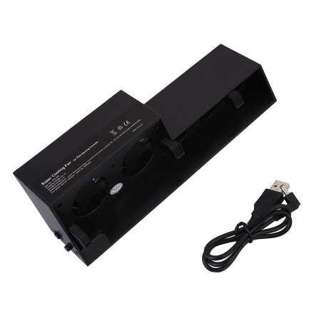 Temperature Control Console USB Cooling Cooler 5-Fan For Playstation PS4 Black