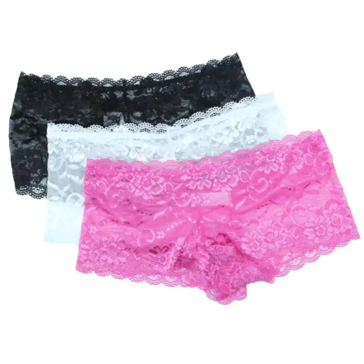 Lace boyshorts underwear Clearance