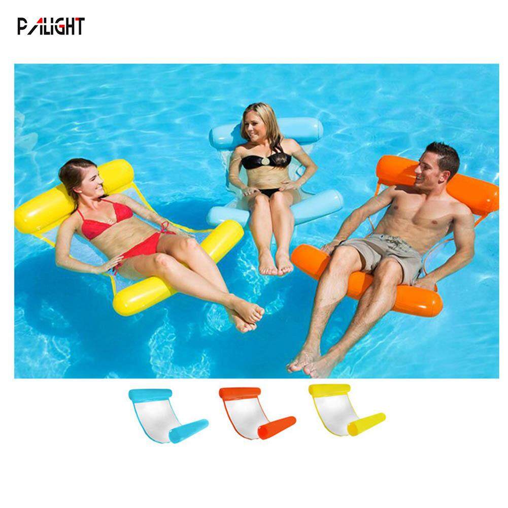 PVC Water Hammock Inflatable Floating Float Pool Lounge Bed Swimming Chair Beach