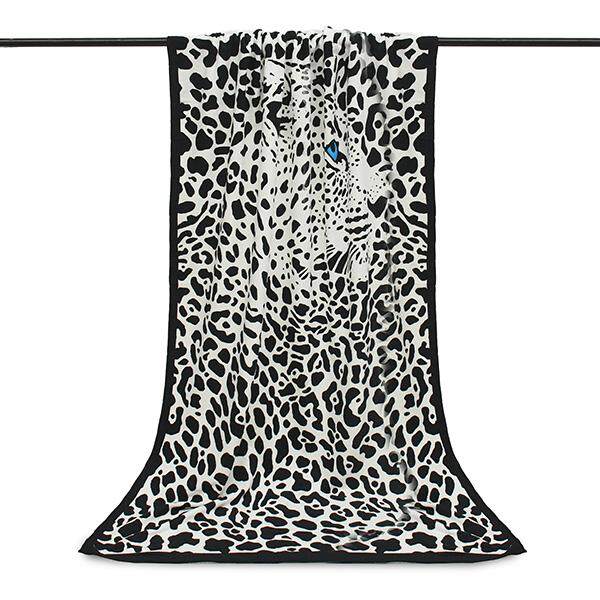 Adult large beach towel soft absorbent superfine Microfiber printing towels Quick Dry Bath Towel 100x180cm Panther