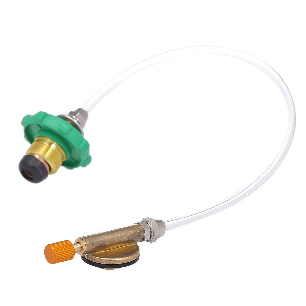 TOMSHOO Bếp Cắm Trại Bộ Chuyển Đổi Nạp Propane Khớp Nối Bình Xi Lanh Phẳng Bộ Chuyển Đổi Bình