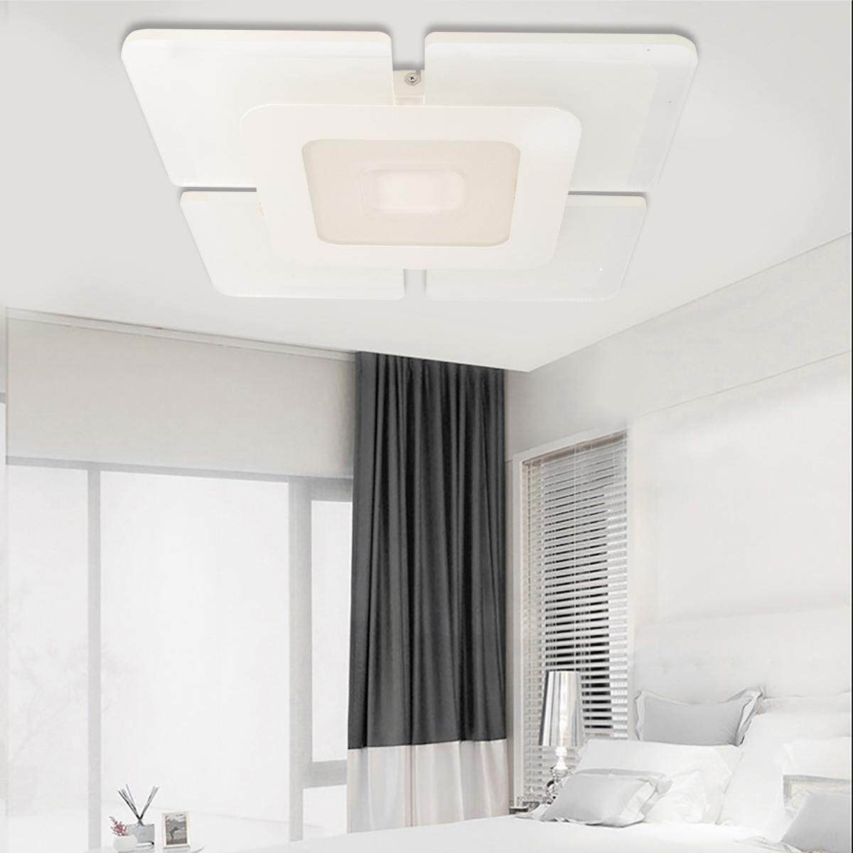 Hình chữ nhật Acrylic Hiện Đại ĐÈN LED Ốp Trần Phòng Khách Phòng Ngủ Vuông Chiếu Sáng # Ánh Sáng Ấm Áp