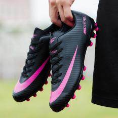 Men Boys Football Boots Soccer Shoes Kids Outdoor Professional Football Shoes Sneakers Long Spikes Durable Sport Shoes