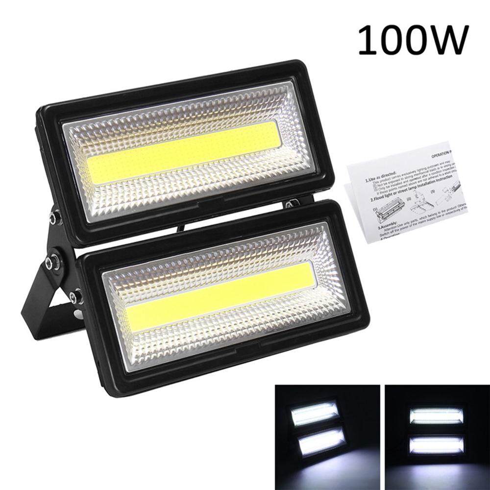 100 wát ĐÈN Pha LED Ngoài Trời Trắng Mát An Ninh Ánh Sáng Cho Nhà Để Xe Vườn Sân IP66