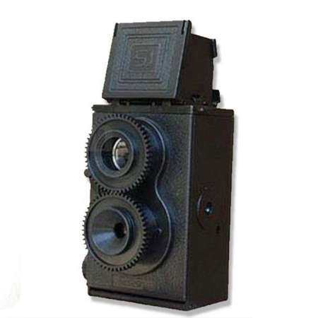 Kurry store free shipping Fashion DIY Twin Lens Reflex TLR Lomo Film Camera Kit Classic Play Hobby Toy - intl