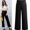 ZASHION ชุดเดรสแขนสั้นใส่สบาย Classic Stylish Wide Leg Pants