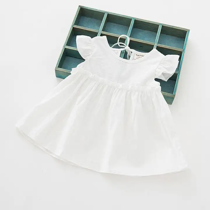 summer cotton dress for baby girl