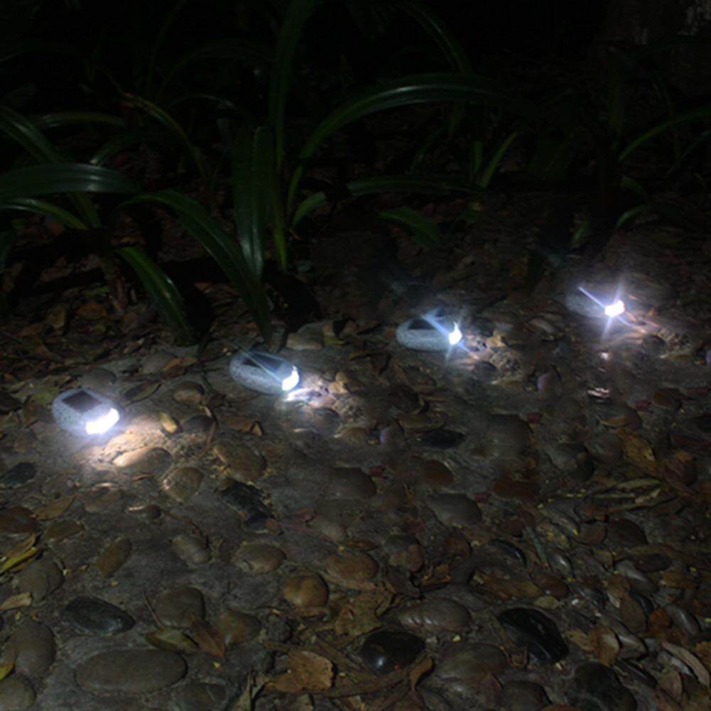 6pcs Waterproof LED Solar Wall Lamps Garden Yard Fence Path Night Lights