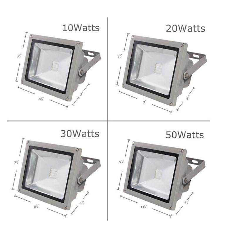 30W RGB Color Changing LED Flood Spot Light Outdoor Landscape Lamp Waterproof+IR