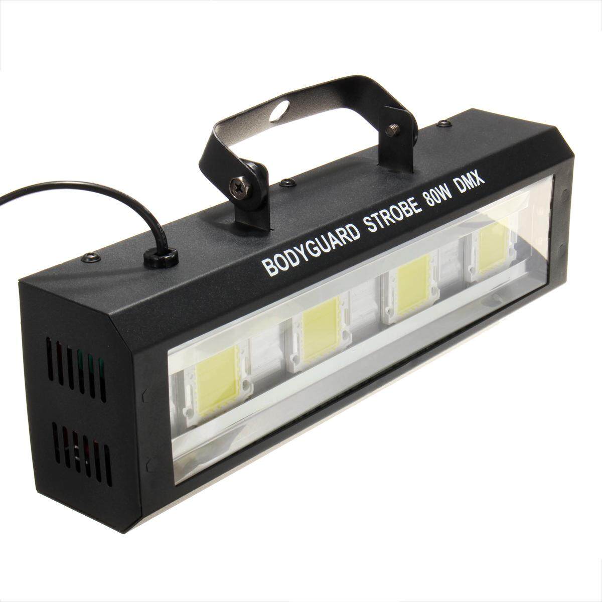 4 cái ĐÈN LED Ánh Sáng Nhấp Nháy 80 Wát Với DMX512 Giọng Nói Tự hành Có Thể Điều Chỉnh Tốc Độ Của Con Ngựa Đua HOA KỲ cắm Trắng/Đèn Nhiều Màu Sắc AC90-240V