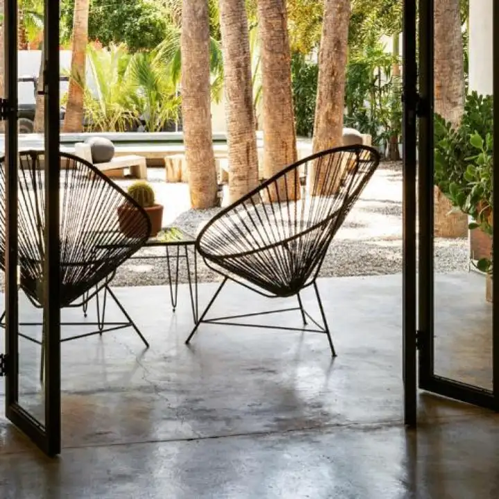 Acapulco Chair Modern Retro Designer String Clic Round Acapulco Chair Modern Retro Designer
