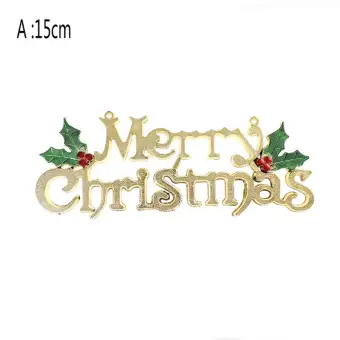 merry christmas word tree hanging ornaments door decorations home party supplies style a christmas word decorations