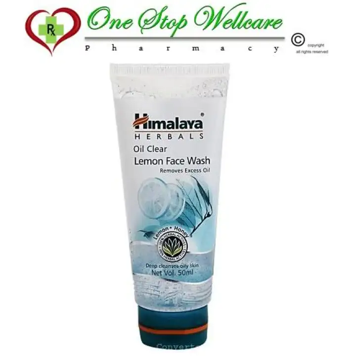 himalaya herbal oil control lemon face wash