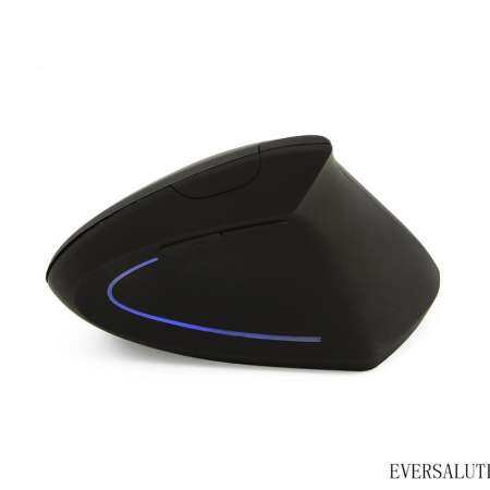 เมาส์คอมพิวเตอร์, Eversalute ไร้สาย MICE, แนวตั้งที่เหมาะกับการยศาสตร์ความแม่นยำสูงเมาส์แบบออปติคัล, 2.4G ไร้สายเมาส์ออฟติคัลเเบบสาย USB ปรับ DPI (800/1200/1600) สำหรับแล็ปท็อป/PC/Tablet.6 ปุ่ม