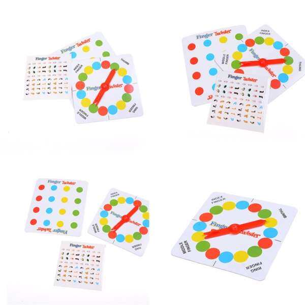 Finger Twister Board Game Mini Version Table Party Games Funny Gift - intl