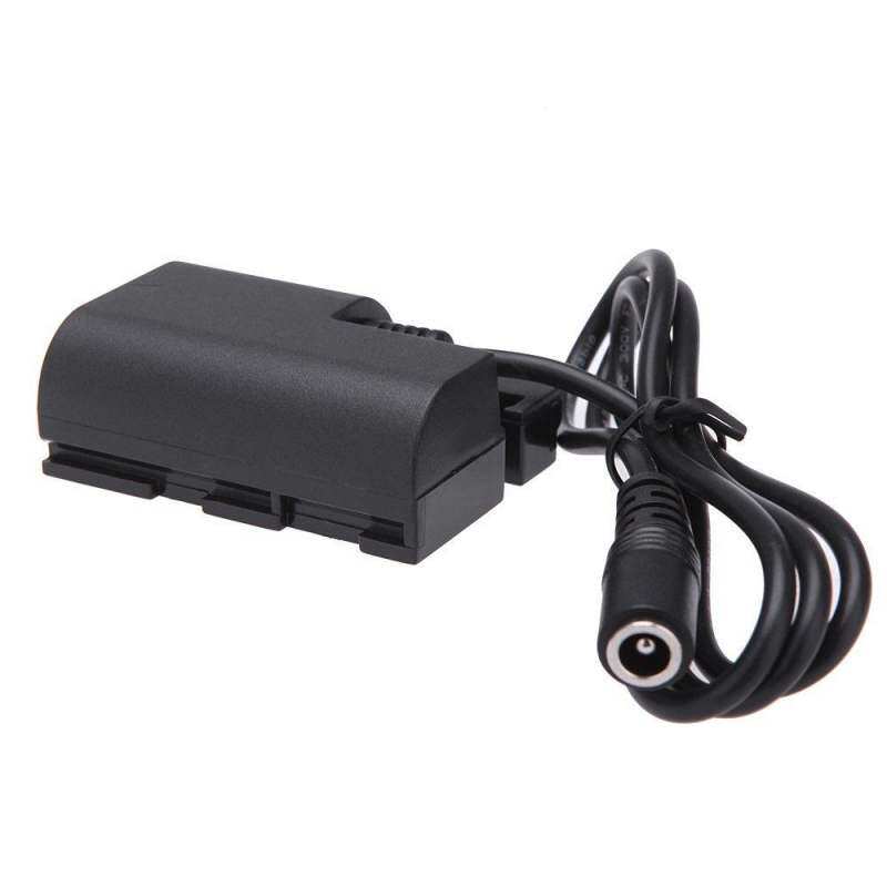 ACK-E6 AC 100-240V Power Adapter with DC Coupler Cable Kit for Canon EOS 60D/70D/6D/7D/5D/Mark II/III black
