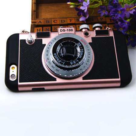 ใหม่รูปทรงกล้องป้องกันกรณีสำหรับ IPhone 6/6 วินาที PLUS โทรศัพท์มือถือเปลือกซิลิโคนเคสโทรศัพท์