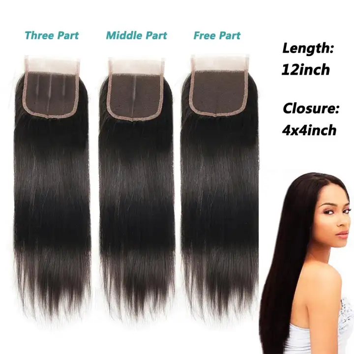 12 Straight Easy Loop Remy Brazilian Real Human Hair Extension